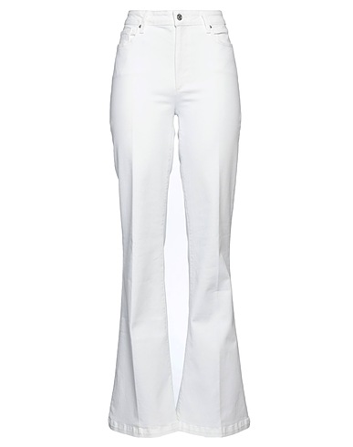 PAIGE Denim pants White 98% Cotton, 2% Elastane