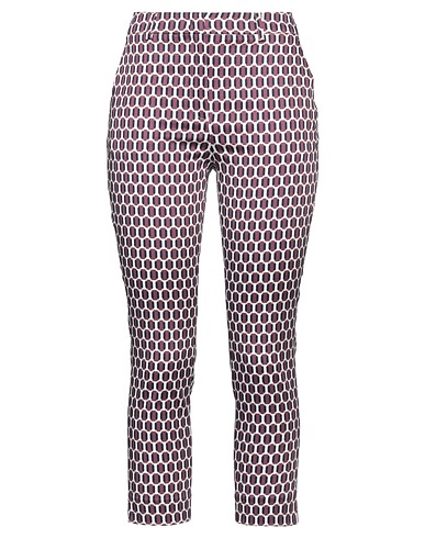 VIA MASINI 80 Casual trouser Mauve 97% Cotton, 3% Rubber