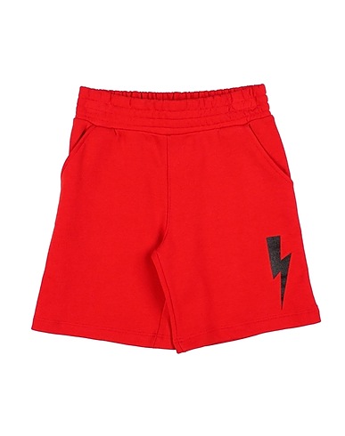 NEIL BARRETT Shorts & Bermuda Red 100% Cotton