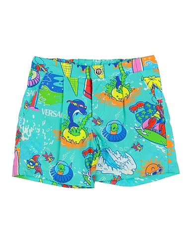 VERSACE YOUNG Shorts & Bermudas Tūrkis 100% Baumwolle