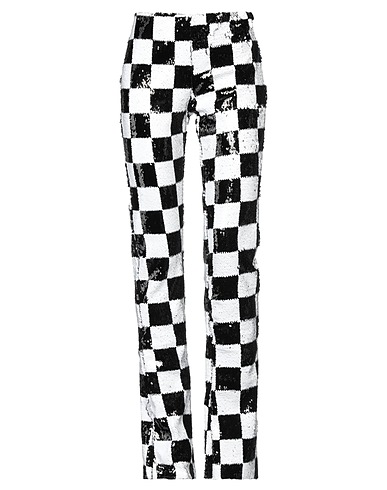 MARQUES' ALMEIDA Casual pants White 100% Recycled polyester