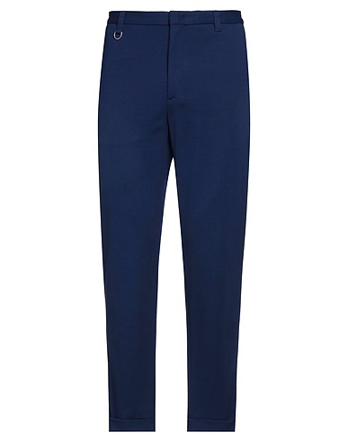 PAOLO PECORA Casual trouser Blue 67% Viscose, 28% Polyamide, 5% Elastane