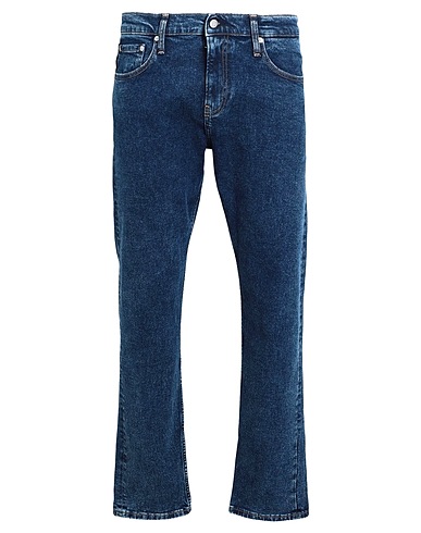 CALVIN KLEIN JEANS Denim trousers Blue 99% Cotton, 1% Elastane