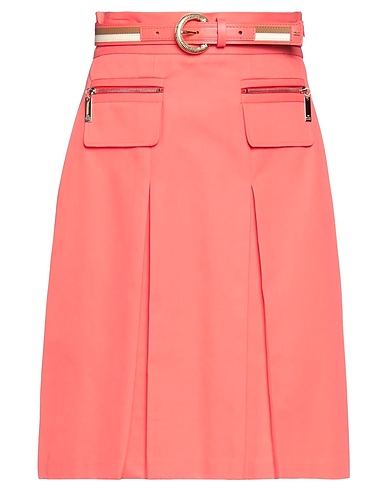 ELISABETTA FRANCHI Mini skirt Coral 100% Cotton