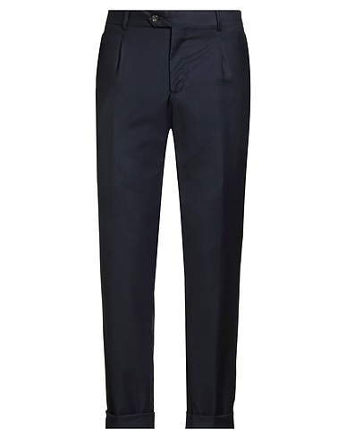 BARBA Napoli Casual trouser Midnight blue 90% Virgin Wool, 10% Cashmere