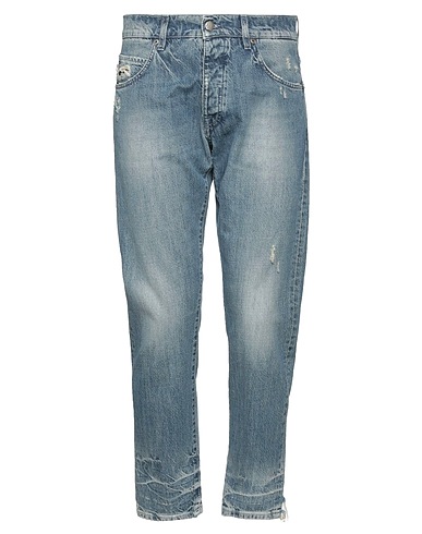 2W2M Denim trousers Blue 100% Cotton, Polyester