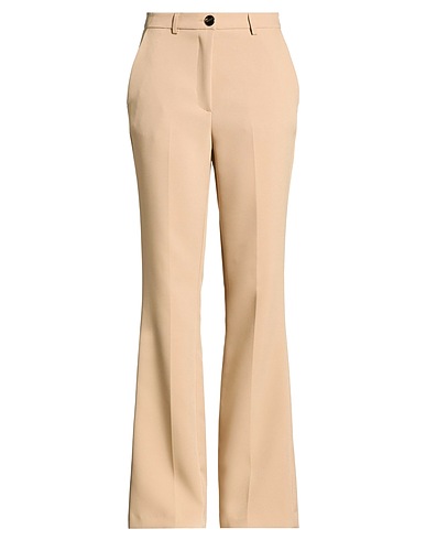 VICOLO Casual pants Beige 96% Polyester, 4% Elastane
