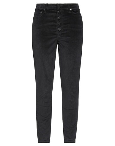 ALICE + OLIVIA Casual trouser Black 79% Cotton, 19% Modal, 2% Elastane
