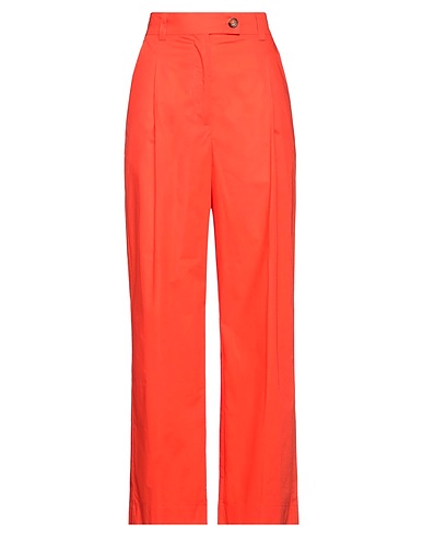 SOLOTRE Pantalone Arancione 100% Cotone