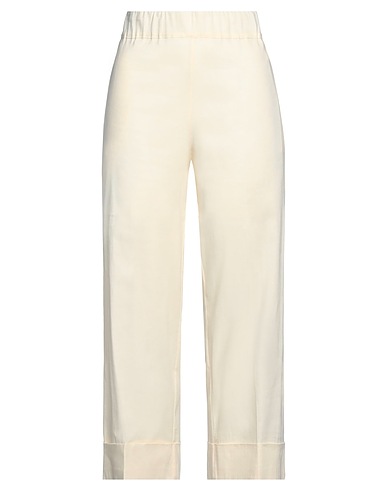 D.EXTERIOR Pantalone Panna 69% Lino, 31% Elastan