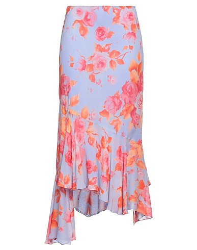 THE ANDAMANE Maxi Skirts Lilac 100% Viscose