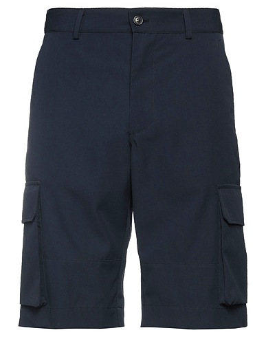 GRIFONI Shorts & Bermuda Midnight blue 65% Polyester, 35% Cotton
