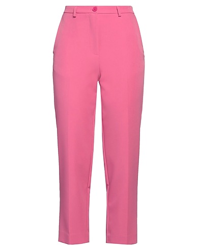 VICOLO Casual pants Pink 88% Polyester, 12% Elastane