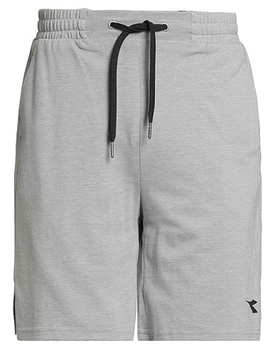 DIADORA Shorts & Bermuda Grigio chiaro 60% Cotone, 40% Poliestere, Elastan