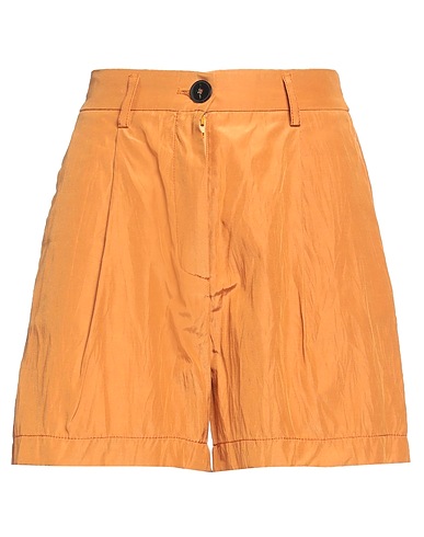 FORTE_FORTE Shorts & Bermuda Cammello 52% Poliestere, 48% Cotone