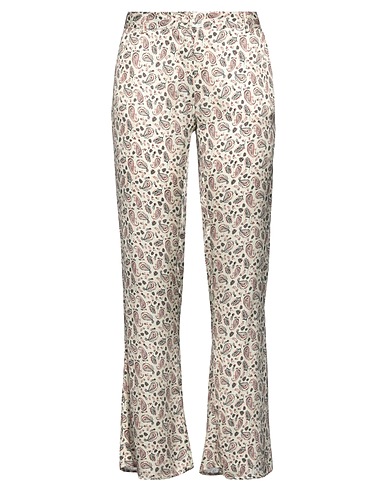 MERCI ITALIA Casual pants Beige 100% Viscose