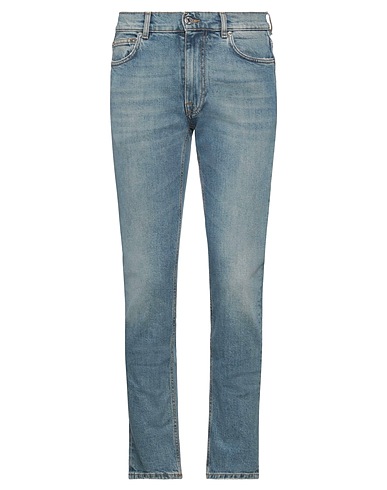 GRIFONI Denim pants Blue 98% Cotton, 2% Elastane