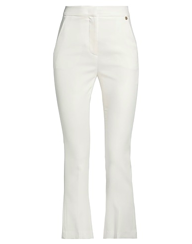 LIU •JO Pantalone BETTER Bianco 66% Viscosa, 29% Poliestere, 5% Elastan