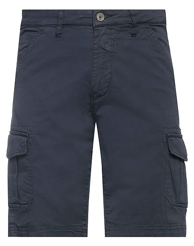 ALLEY DOCKS 963 Shorts & Bermuda Navy blue 98% Cotton, 2% Elastane