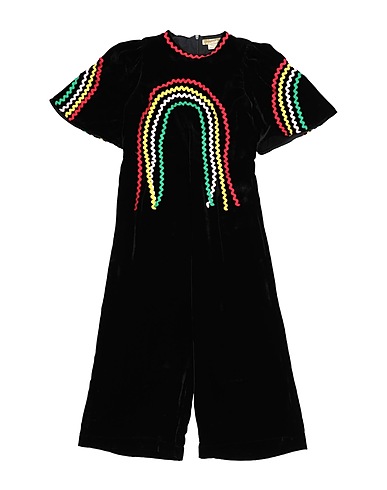 STELLA McCARTNEY KIDS Kids’ jumpsuit Black 82% Viscose, 18% Silk, Cotton