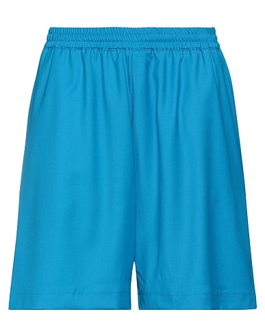 BONSAI Shorts & Bermuda Azure 99% Virgin Wool, 1% Elastane