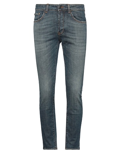 REIGN Denim trousers Blue 99% Cotton, 1% Elastane