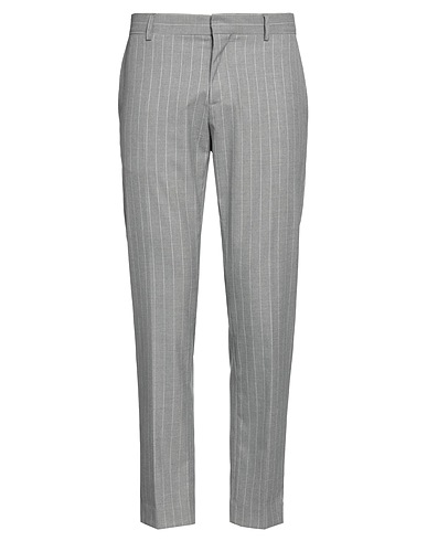 GREY DANIELE ALESSANDRINI Casual pants Grey 62% Polyester, 35% Viscose, 3% Elastane
