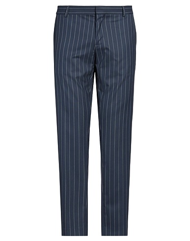 GREY DANIELE ALESSANDRINI Casual pants BLU NOTTE 62% Polyester, 35% Viscose, 3% Elastane