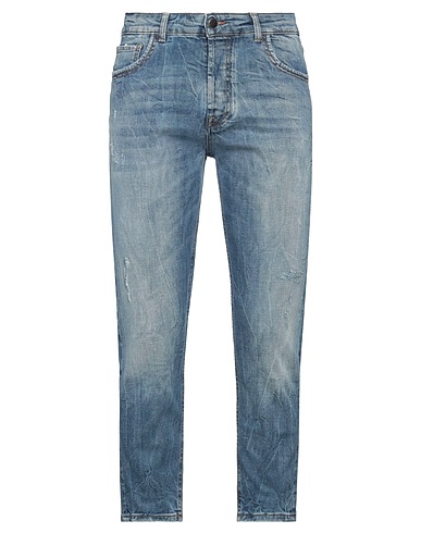 REIGN Denim pants Blue 98% Cotton, 2% Elastane