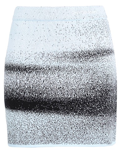 CALVIN KLEIN JEANS Mini skirt Sky blue 100% Cotton