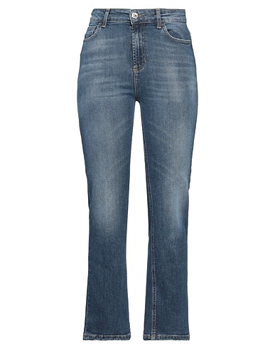 LIU •JO BOTTOMWEAR Blue 99% Cotton, 1% Elastane