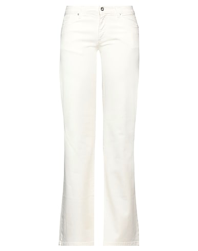 WHITE WISE Pantalon 97% Coton, 3% Élasthanne