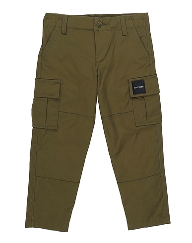 TOMMY HILFIGER Pantalone Verde militare 60% Cotone, 35% Poliammide, 5% Elastan