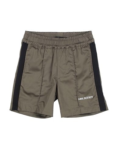 NEIL BARRETT Shorts & Bermuda VERDE MILITARE 97% Cotton, 3% Elastane