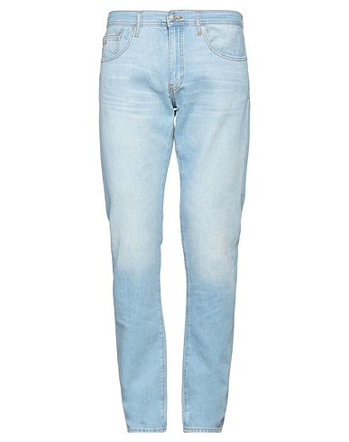 ARMANI EXCHANGE Denim pants Blue 64% Cotton, 20% Lyocell, 16% Linen