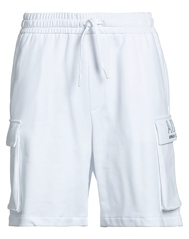 ARMANI EXCHANGE Shorts & Bermuda White 100% Cotton