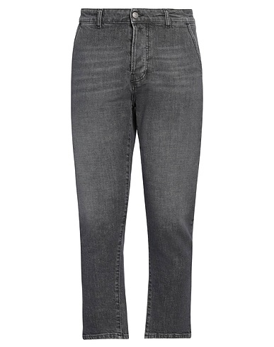 GREY DANIELE ALESSANDRINI Straight leg 79% Cotton, 20% Recycled cotton, 1% Elastane