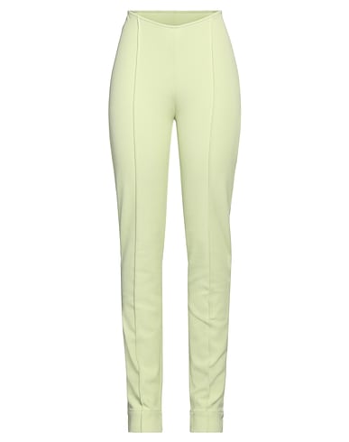 GANNI Casual pants VERDE CHIARO 69% Recycled polyester, 29% EcoVero™ viscose, 2% Elastane