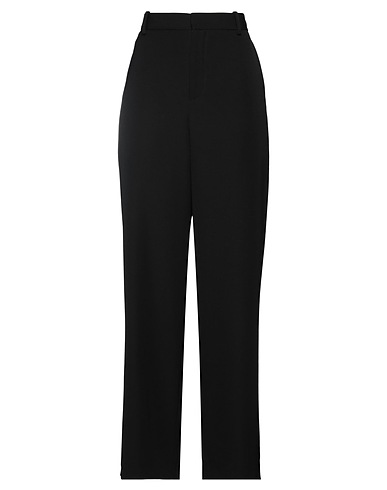 BALMAIN Casual trouser Black 100% Wool, Viscose, Cotton