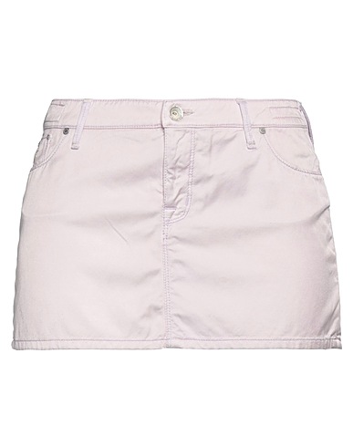 JACOB COHЁN Mini skirt Light pink 52% Cotton, 45% Viscose, 3% Elastane