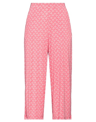 SEVENTY VENEZIA Casual pants Pink 93% Polyester, 7% Elastane