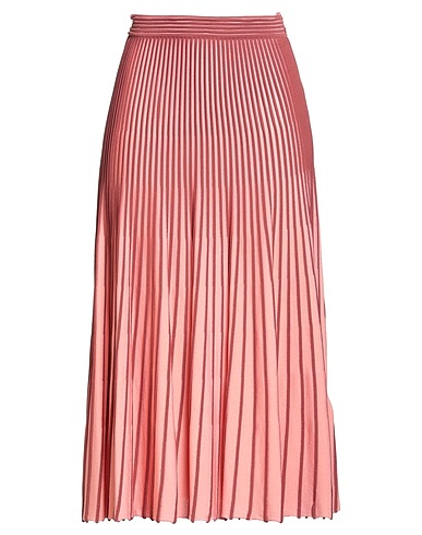 ELISABETTA FRANCHI Midi skirt Pink 65% Viscose, 35% Polyamide