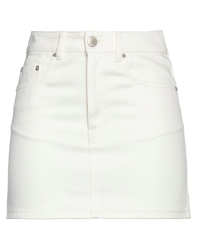 AMI ALEXANDRE MATTIUSSI Minigonna Avorio 100% Cotone