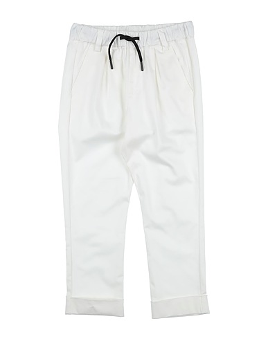 MSGM Casual trouser KIDS White 97% Cotton, 3% Elastane