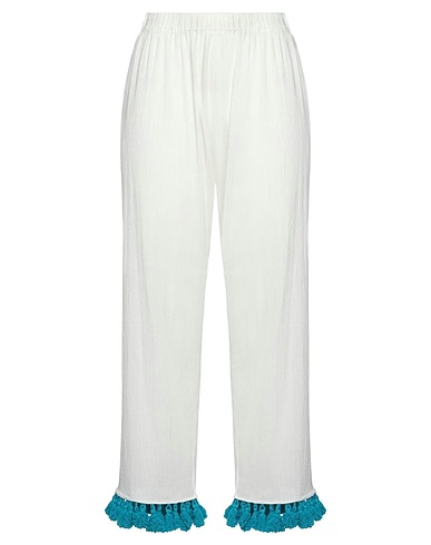 DOUUOD Casual trouser White 100% Cotton