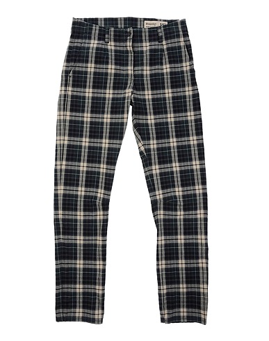 NOVEMB3R Pantalone Verde scuro 98% Cotone, 2% Elastan