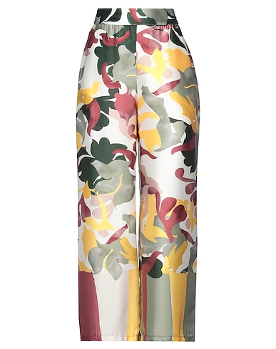 LE SARTE DEL SOLE Casual pants Yellow 100% Polyester