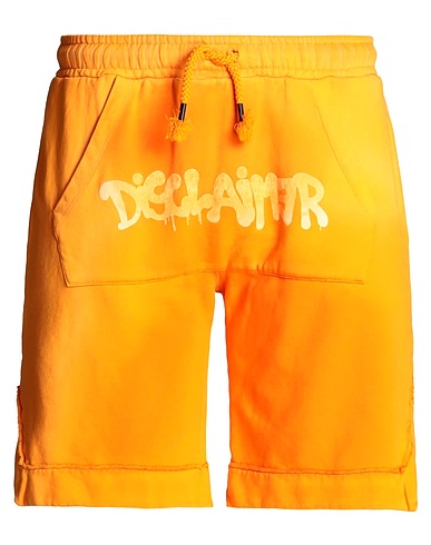 DISCLAIMER Shorts & Bermuda Orange 100% Cotton