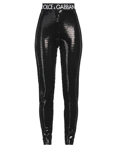 DOLCE&GABBANA Leggings Black 87% Polyamide, 8% Polyester, 5% Elastane