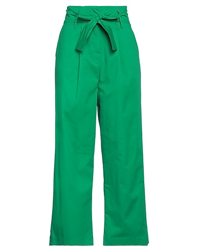LE SARTE DEL SOLE クラシックパンツ グリーン コットン 63% / ナイロン 32% / ポリウレタン 5%